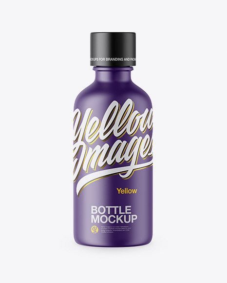 Matte Plastic Bottle Mockup