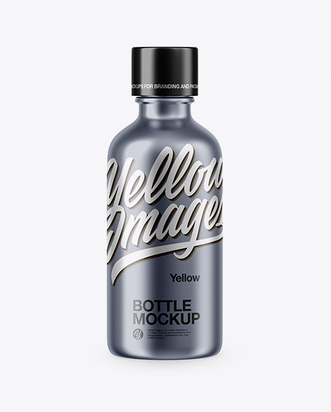 Metallic Plastic Bottle Mockup - Bottle mockup