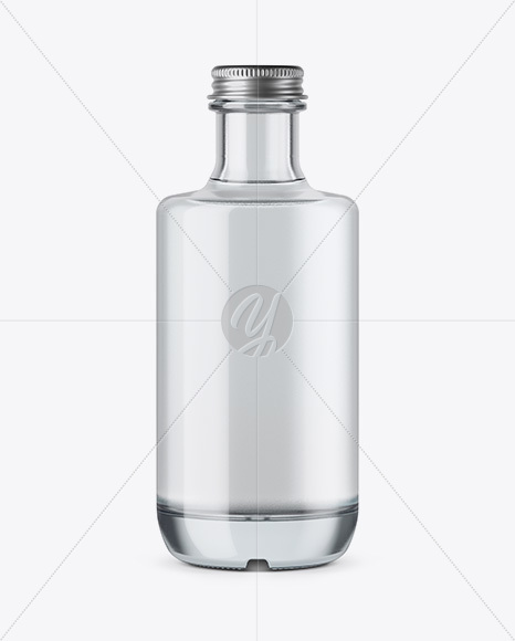 Clear Glass Vodka Bottle Mockup Clear Glass Vodka Bottle Mockup