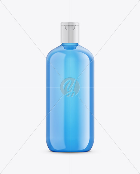 Cosmetic Bottle With Transparent Liquid Mockup