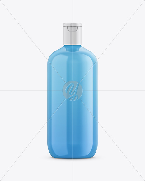 Cosmetic Bottle With Liquid Mockup