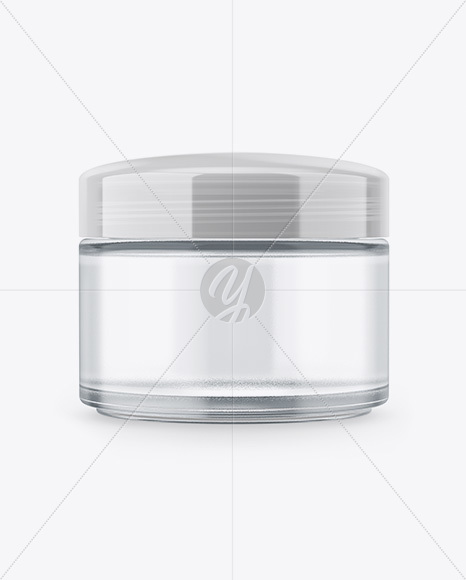 Frosted Cosmetic Jar Mockup Frosted Cosmetic Jar Mockup