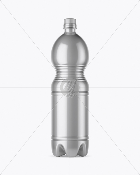 1.5L Metallic Bottle Mockup