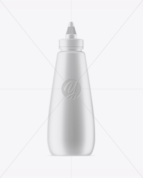 Matte Sauce Bottle Mockup