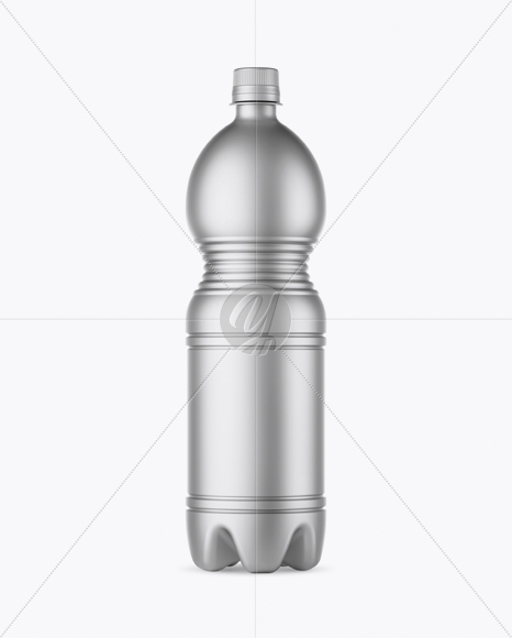 1.5L Matte Metallic Bottle Mockup