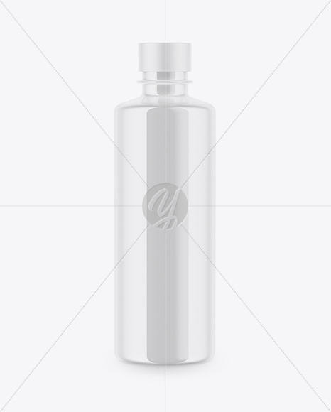 Glossy Plastic Bottle Mockup