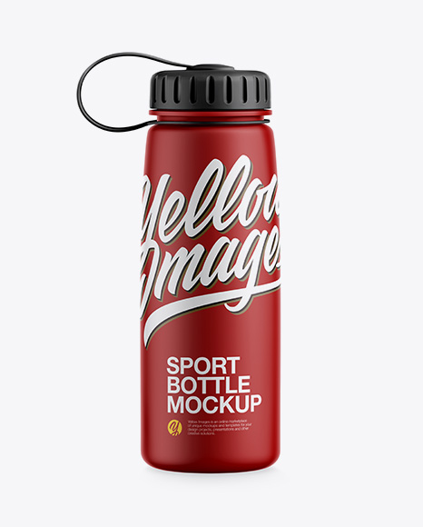 Matte Sport Bottle Mockup - Shaker mockup