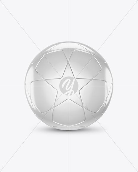 Glossy Soccer Ball Mockup