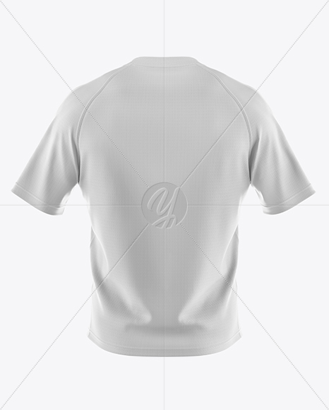 Men's T-shirt Mockup - Back View