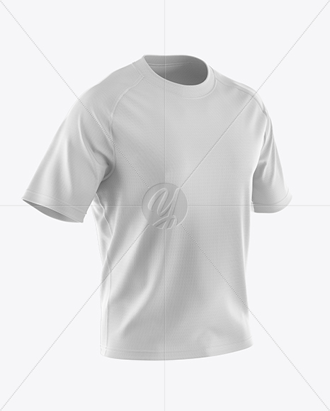 Men&#039;s T-shirt Mockup - Half Side View