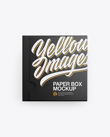 Closed Box Mockup - Top View