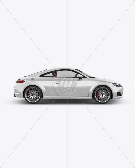 Audi TT Mockup - Side View