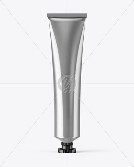 Metallic Sauce Tube Mockup