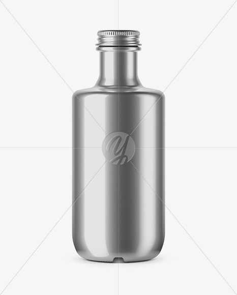 Metallic Bottle Mockup