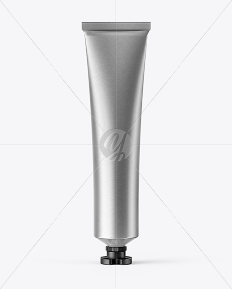 Matte Metallic Sauce Tube Mockup