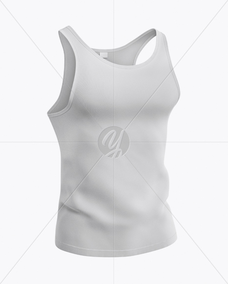 Tank Top Mockup - Half Side View