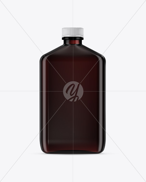 Amber Bottle Mockup Amber Bottle Mockup