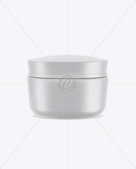 50ml Matte Cream Jar Mockup