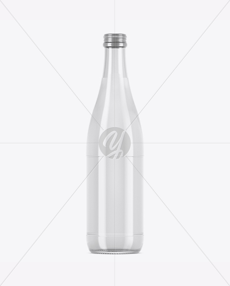 Clear Glass Water Bottle Mockup Clear Glass Water Bottle Mockup