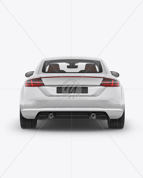 Audi TT Mockup - Back View