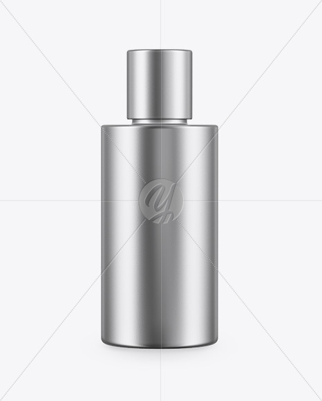 Metallic Plastic Bottle Mockup