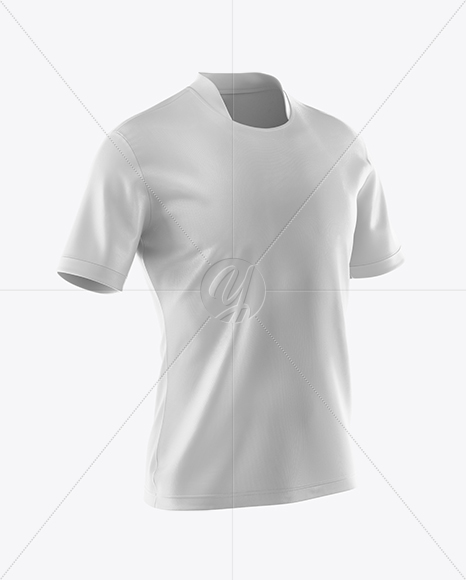 Men's T-shirt Mockup - Half Side View