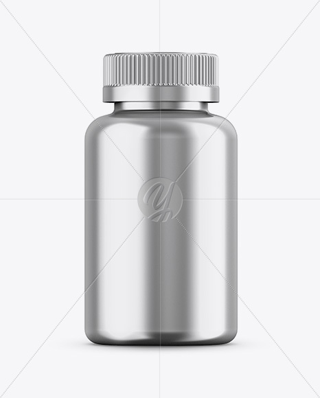 Metallic Bottle Mockup