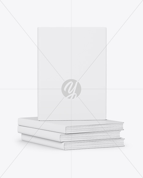 Matte Covered Books Mockup - Free Download Images High Quality PNG, JPG