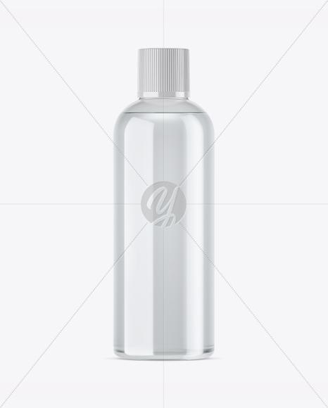 Clear PET Lotion Bottle Mockup Clear PET Lotion Bottle Mockup