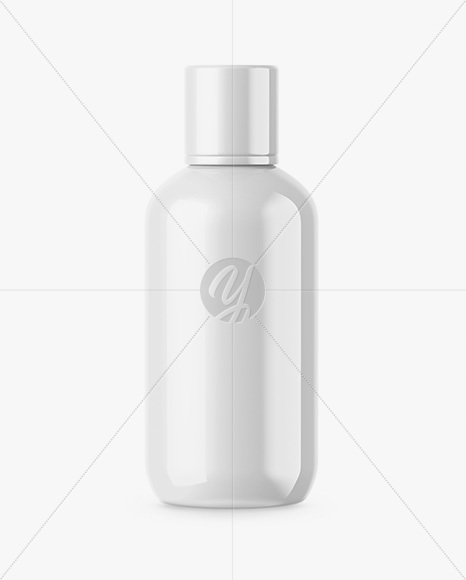 Glossy Plastic Bottle Mockup Glossy Plastic Bottle Mockup