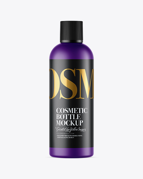Matte Cosmetic Bottle Mockup - Bottle mockup