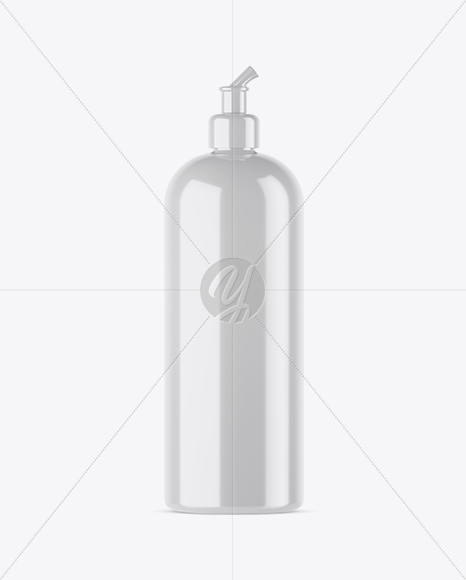Glossy Cosmetic Bottle Mockup Glossy Cosmetic Bottle Mockup