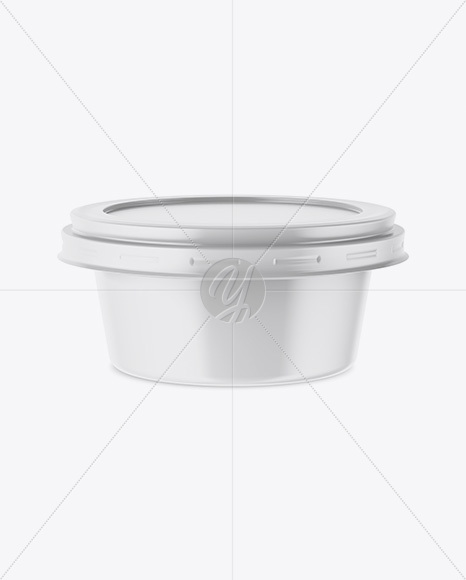 Matte Plastic Cup Mockup - High Angle Shot