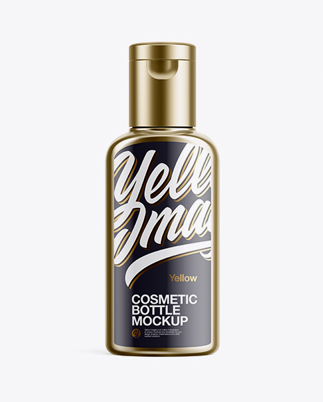 Metallic Bottle Mockup