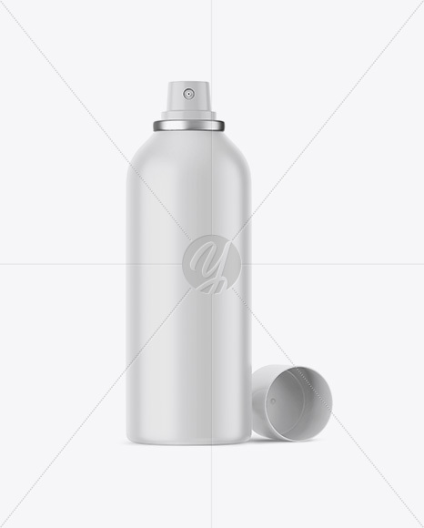 Opened Matte Sprayer Bottle Mockup