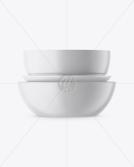 Matte Cosmetic Jar Mockup Matte Cosmetic Jar Mockup