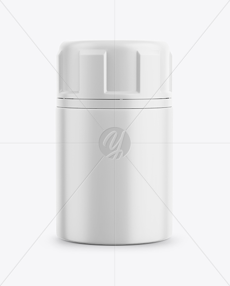 Matte Plastic Bottle Mockup