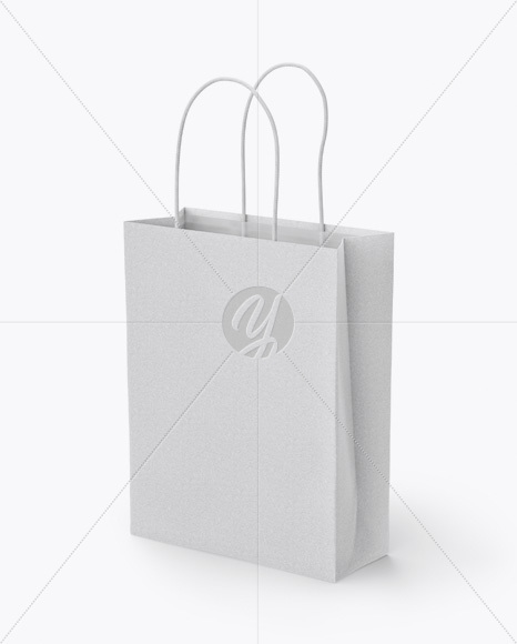 Paper Bag Mockup - Half Side View