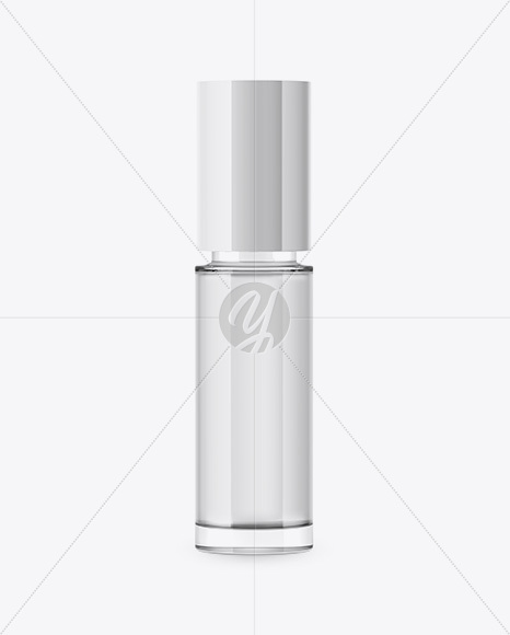 Clear Glass Bottle Mockup