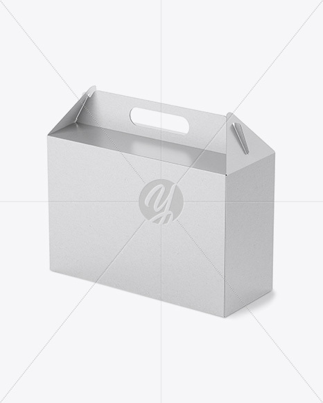 Kraft Paper Box Mockup - Front View