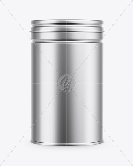 Metallic Tin Box Mockup