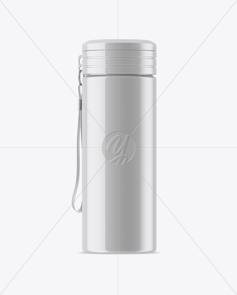 Glossy Thermos Mockup