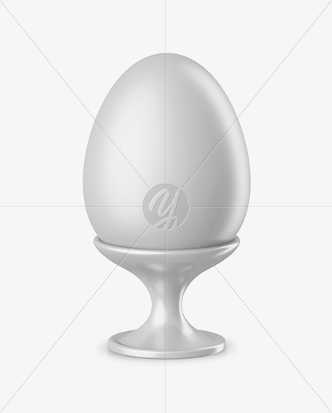 Egg Stand Mockup - High-Angle Shot