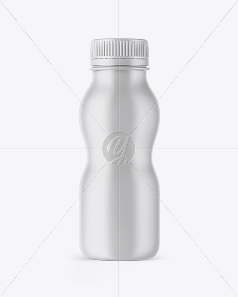 Matte Yogurt Bottle Mockup