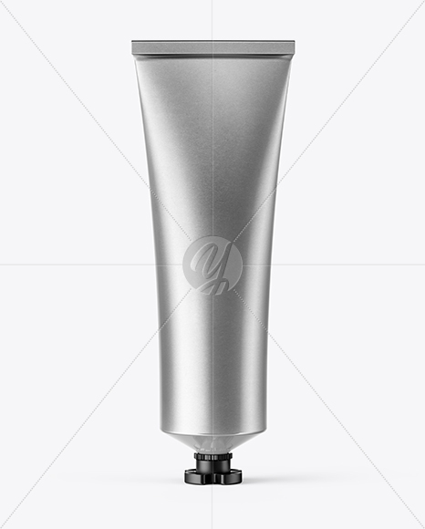 Matte Metallic Sauce Tube Mockup