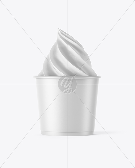 Ice Cream Cup Mockup