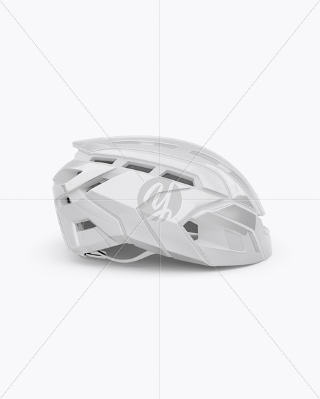 Cycling Helmet Mockup - Side View