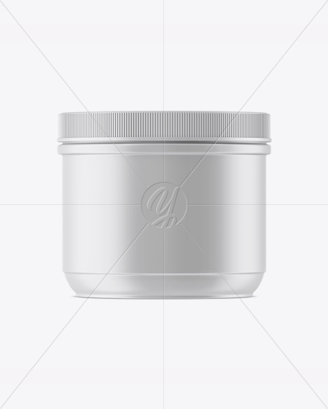 Matte Plastic Jar Mockup