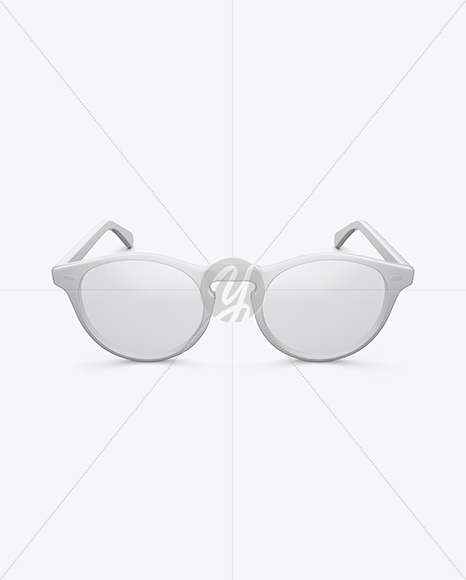 Sunglasses Mockup - Front View (High Angle Shot)