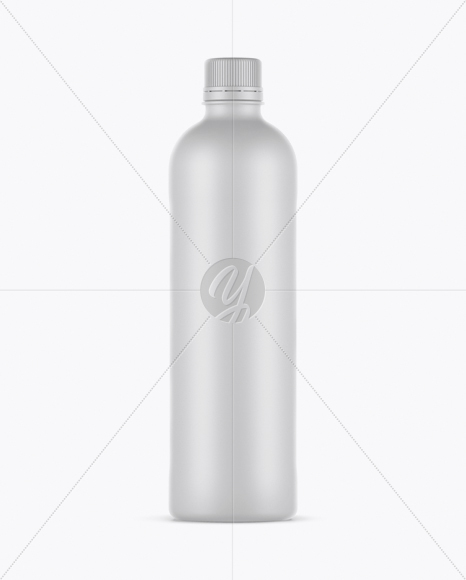 Matte Plastic Bottle Mockup